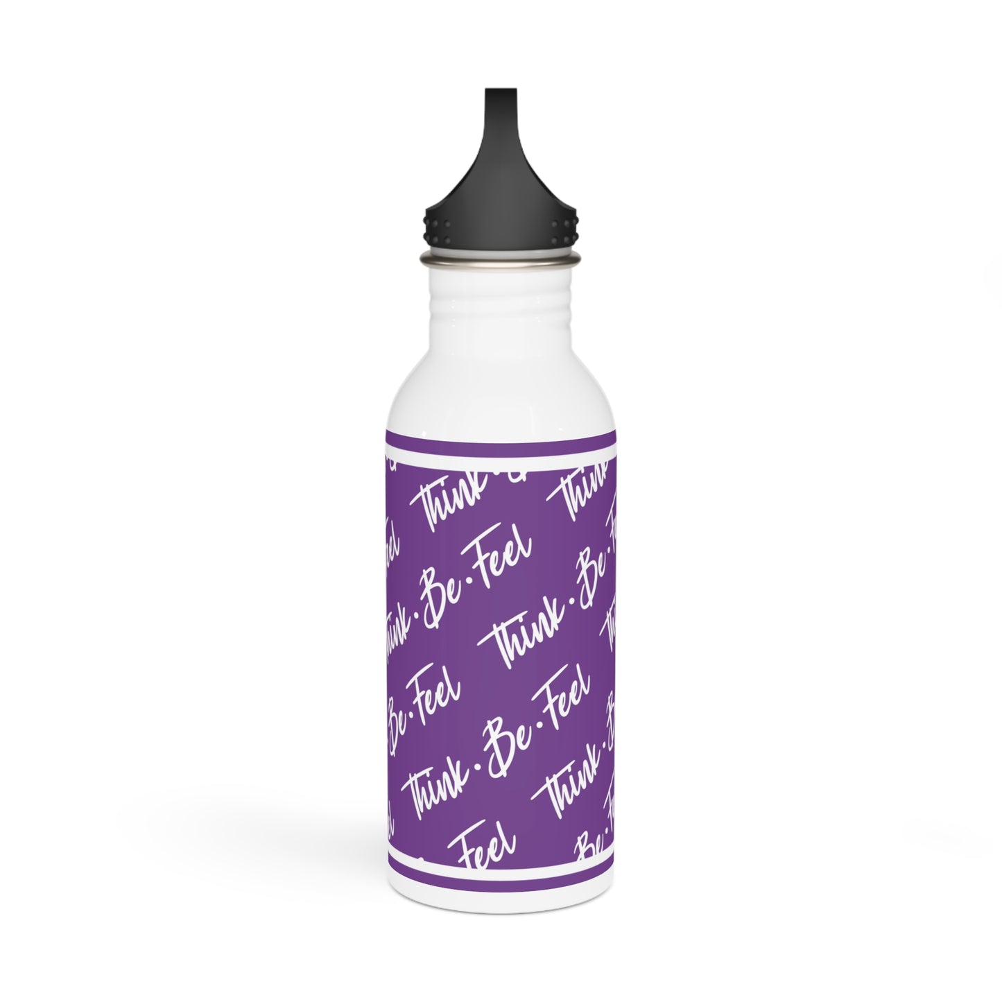 Think Be Feel Original Purple Stainless Steel Water Bottle - Think Be Feel
