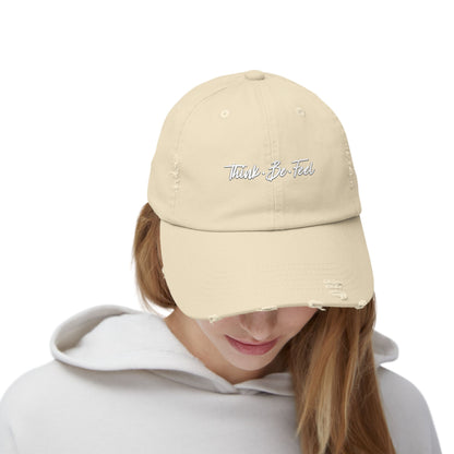 Think Be Feel Unisex Distressed Cap - Think Be Feel