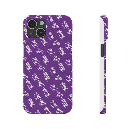 Think Be Feel Slim Phone Purple Case - Think Be Feel