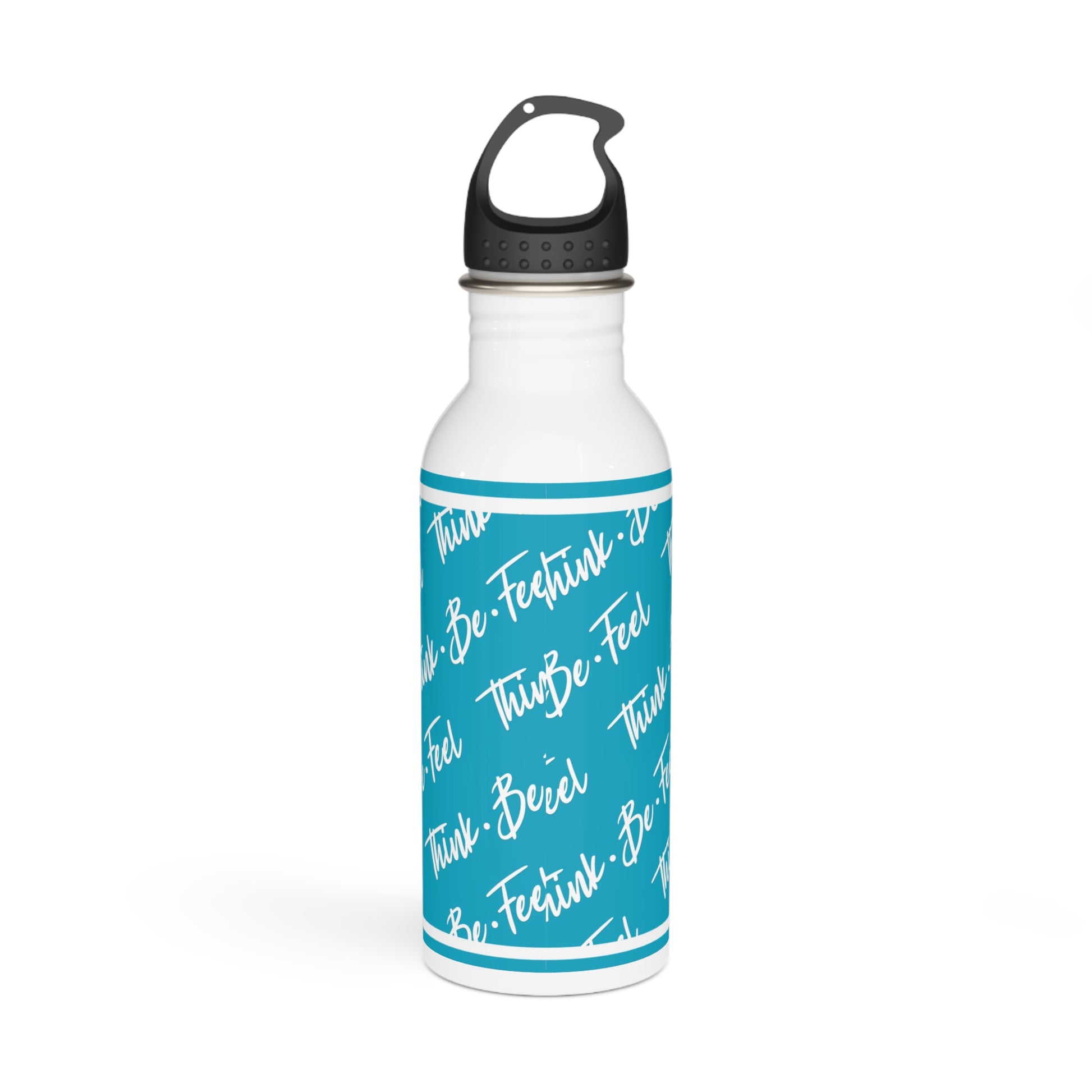 Think Be Feel Original Blue Stainless Steel Water Bottle - Think Be Feel