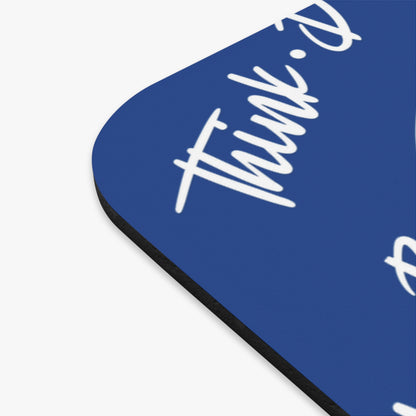 Think Be Feel Original Dark Blue Mouse Pad (Rectangle) - Think Be Feel