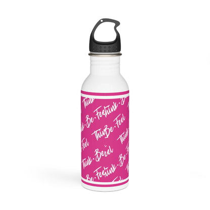 Think Be Feel Original Pink Stainless Steel Water Bottle - Think Be Feel