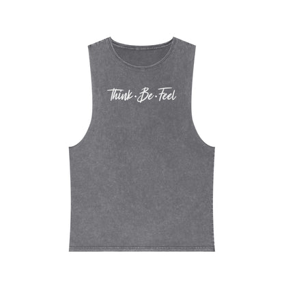 Think Be Feel Unisex Stonewash Tank Top - Think Be Feel