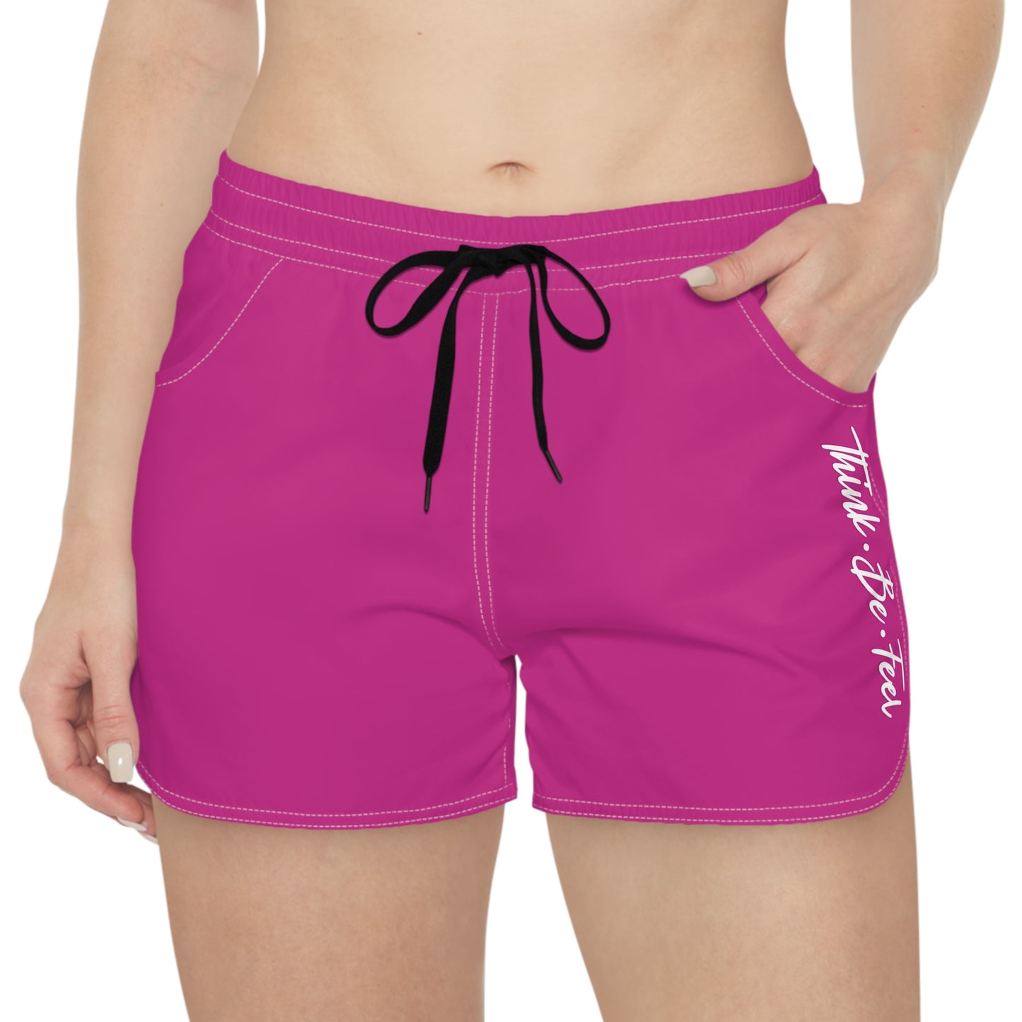 Think Be Feel Women's Casual Shorts (AOP) - Think Be Feel