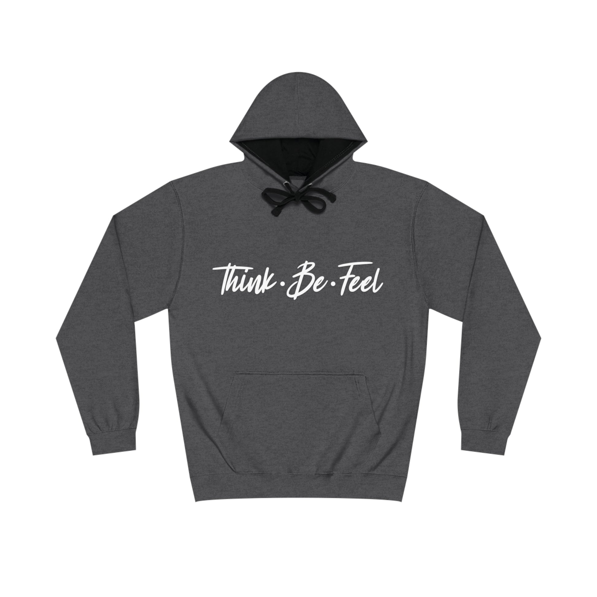 Unisex Varsity Hoodie - Think Be Feel