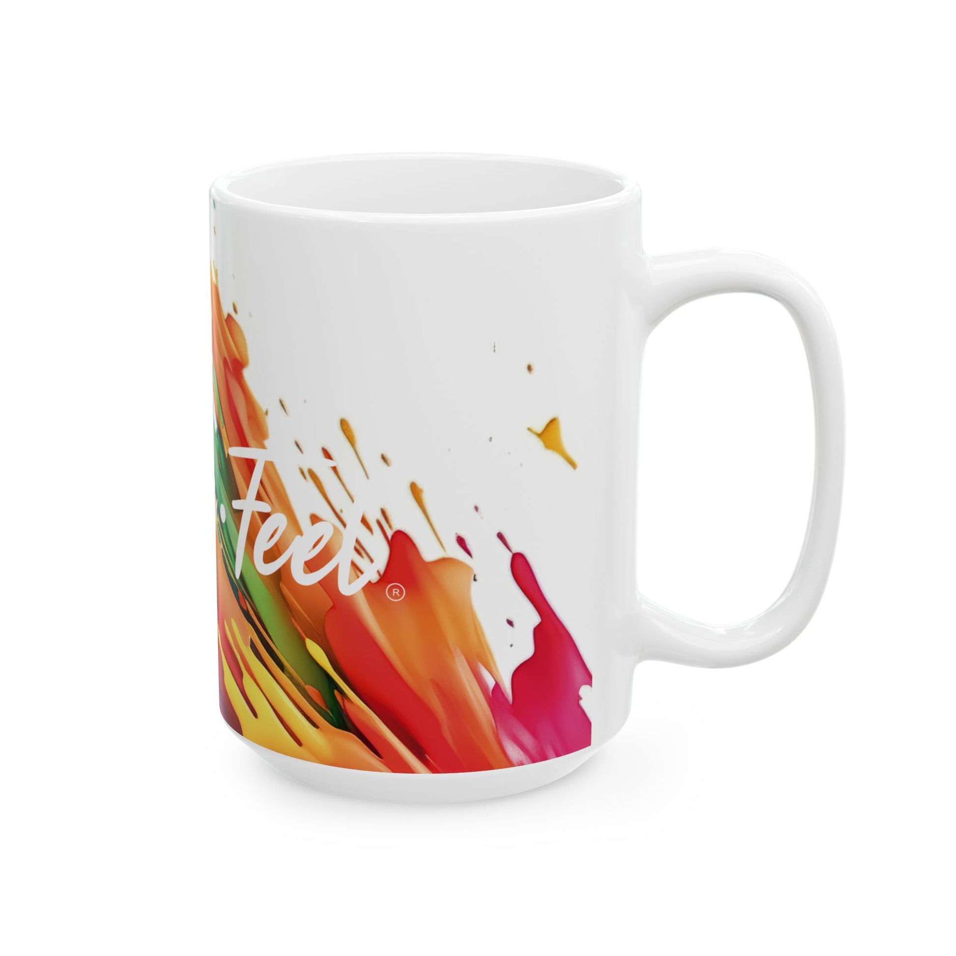 Think Be Feel Anniversary Ceramic Mug (15oz) - Think Be Feel