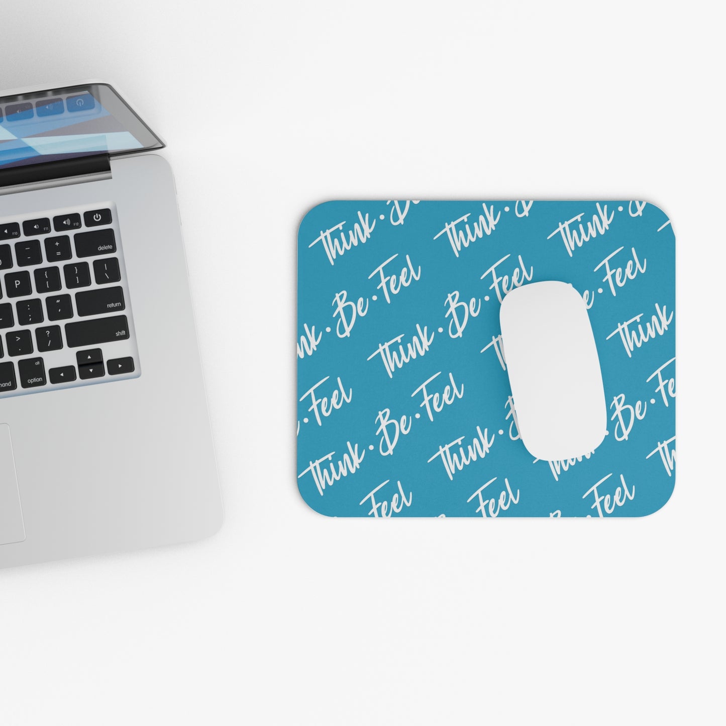 Think Be Feel Original Blue Mouse Pad (Rectangle) - Think Be Feel