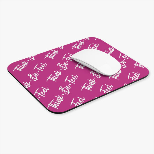 Think Be Feel Original Pink Mouse Pad (Rectangle) - Think Be Feel