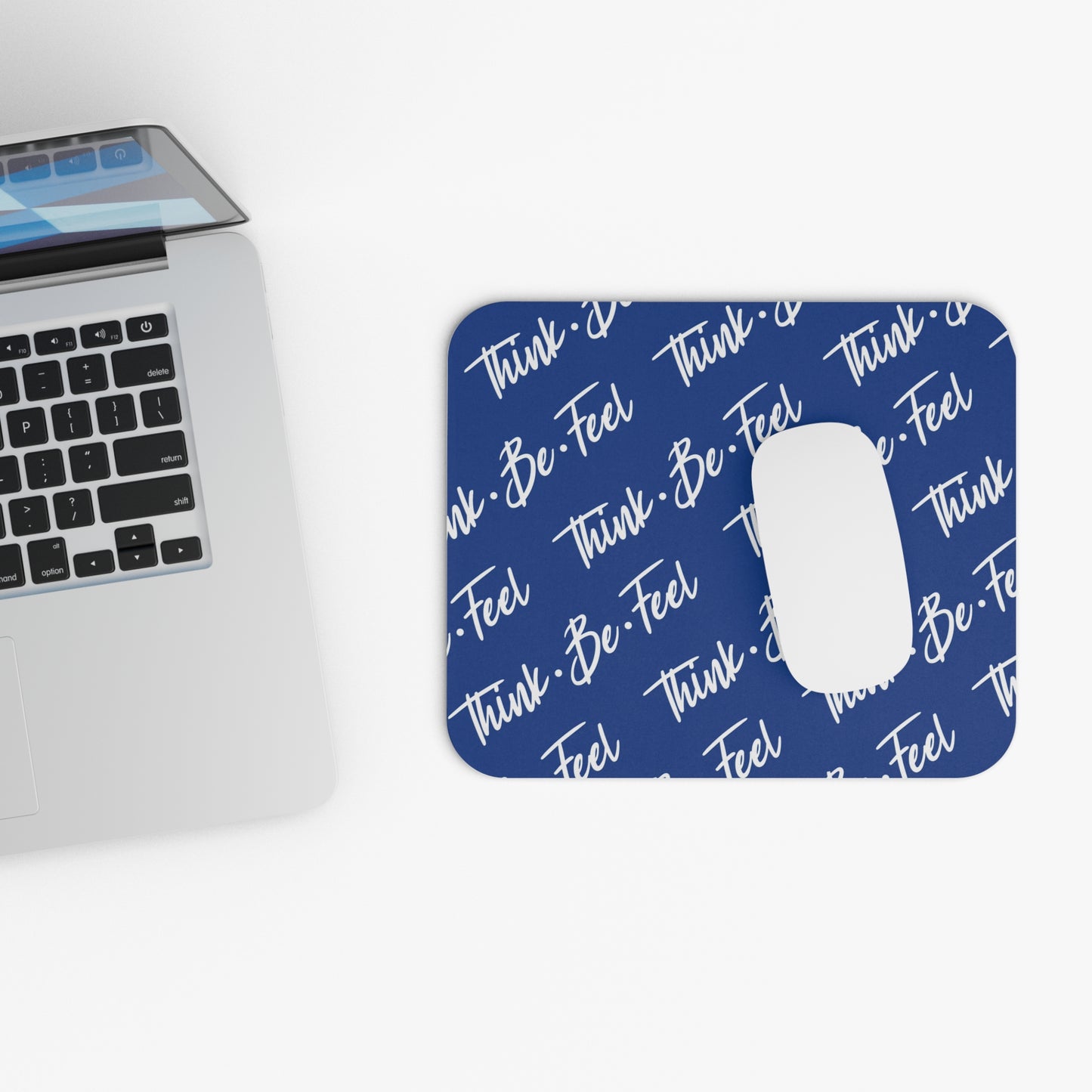 Think Be Feel Original Dark Blue Mouse Pad (Rectangle) - Think Be Feel