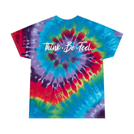 Think Be Feel Tie-Dye Tee, Spiral - Think Be Feel