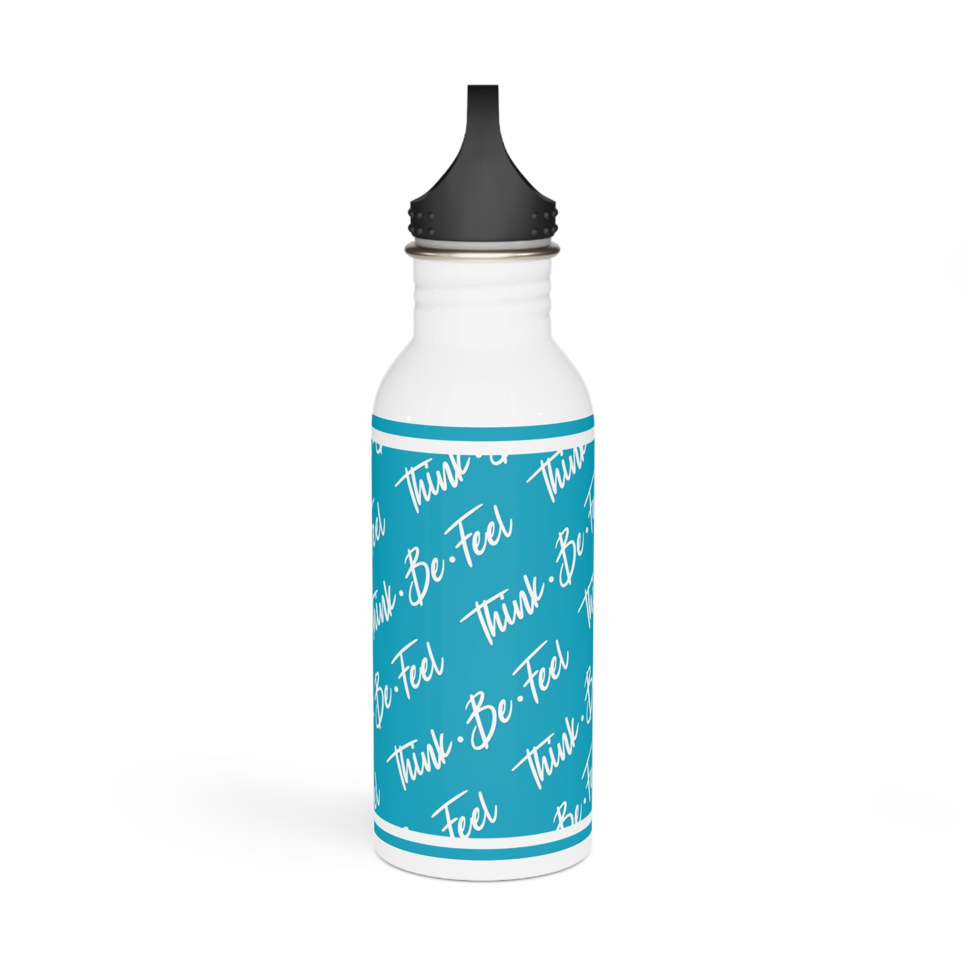 Think Be Feel Original Blue Stainless Steel Water Bottle - Think Be Feel