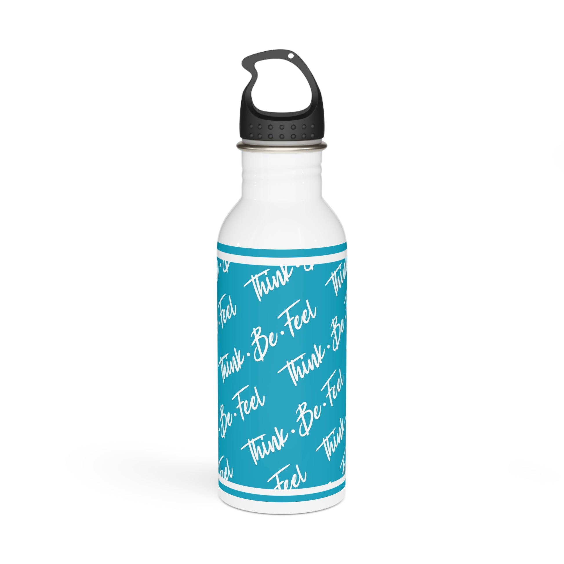 Think Be Feel Original Blue Stainless Steel Water Bottle - Think Be Feel