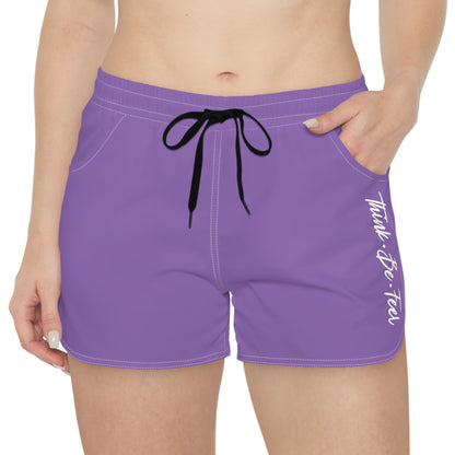 Think Be Feel Women's Casual Shorts (AOP) - Think Be Feel