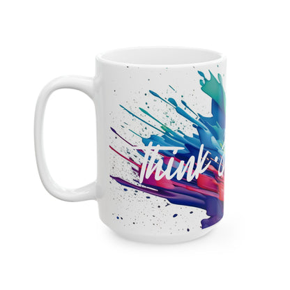 Think Be Feel Anniversary Ceramic Mug (15oz) - Think Be Feel