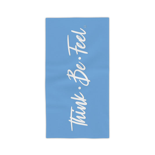 Think Be Feel Original Blue Beach Towel - Think Be Feel