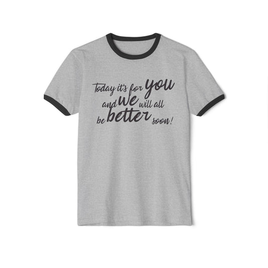 Think Be Feel Unisex Cotton Ringer T-Shirt