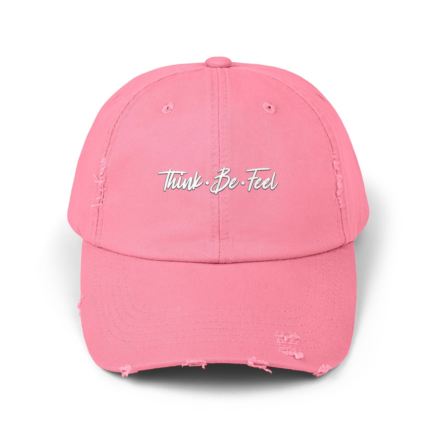 Think Be Feel Unisex Distressed Cap - Think Be Feel