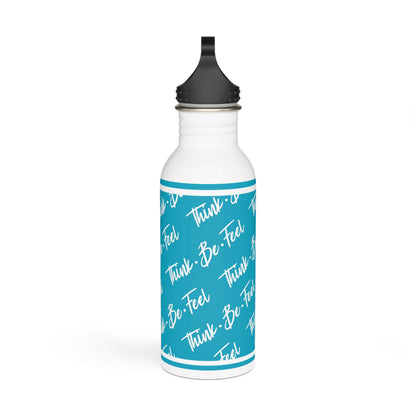 Think Be Feel Original Blue Stainless Steel Water Bottle - Think Be Feel