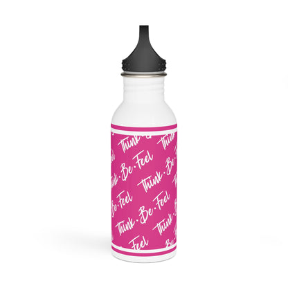 Think Be Feel Original Pink Stainless Steel Water Bottle - Think Be Feel